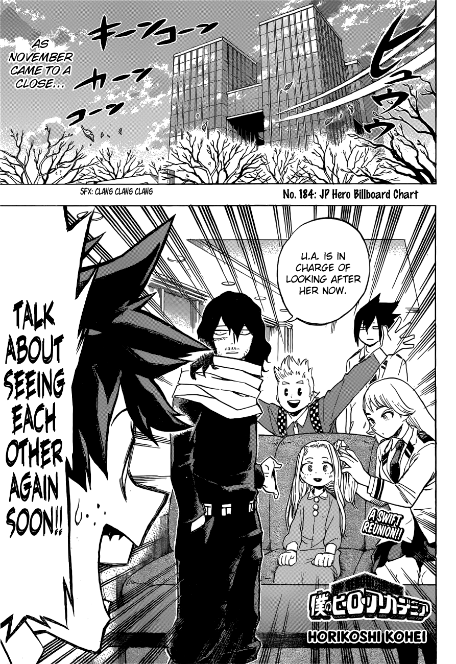 Boku no Hero Academia Chapter 184 1